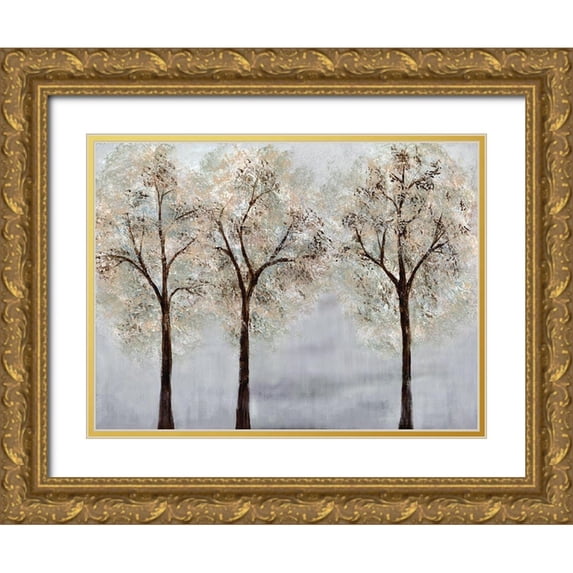 Charest, Doris 32x25 Gold Ornate Wood Framed with Double Matting Museum Art Print Titled - Wooden Journey