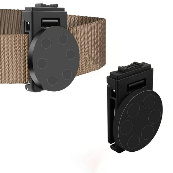 Charext 2PCS Non-Slip Heavy-Duty Magnetic Tool Holder for Belt Clip, Belt Clip Tool Holster,Strong Magnetic Clip Tool Belt Accessories for Hammer Screwdrivers Adjustable Wrench Magnetic Tools