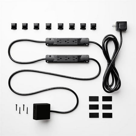 charg - 3in1 7-outlet Surge Protector - Black