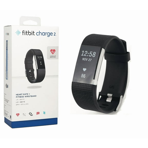 Charge 2 HR Fitness Activity Tracker- Black/Blue/Purple/Gold- (S + L)