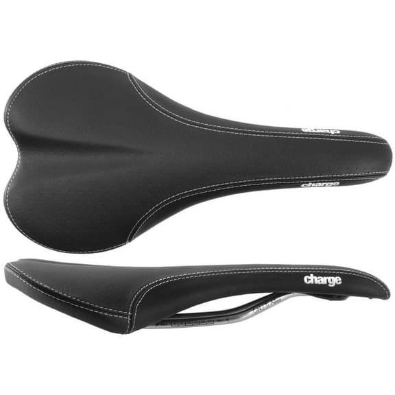 Charge Bikes Knife Saddle, Titanium, Black