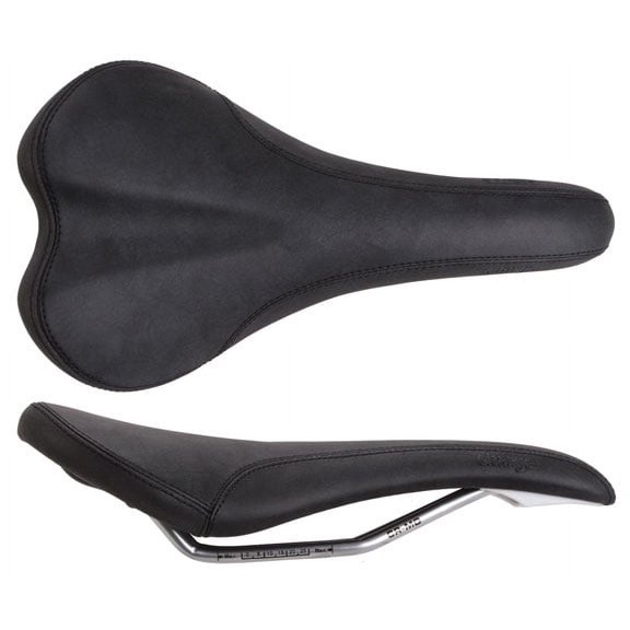 Charge Bikes Spoon Saddle, CrMo, Black w/ 3M Reflective
