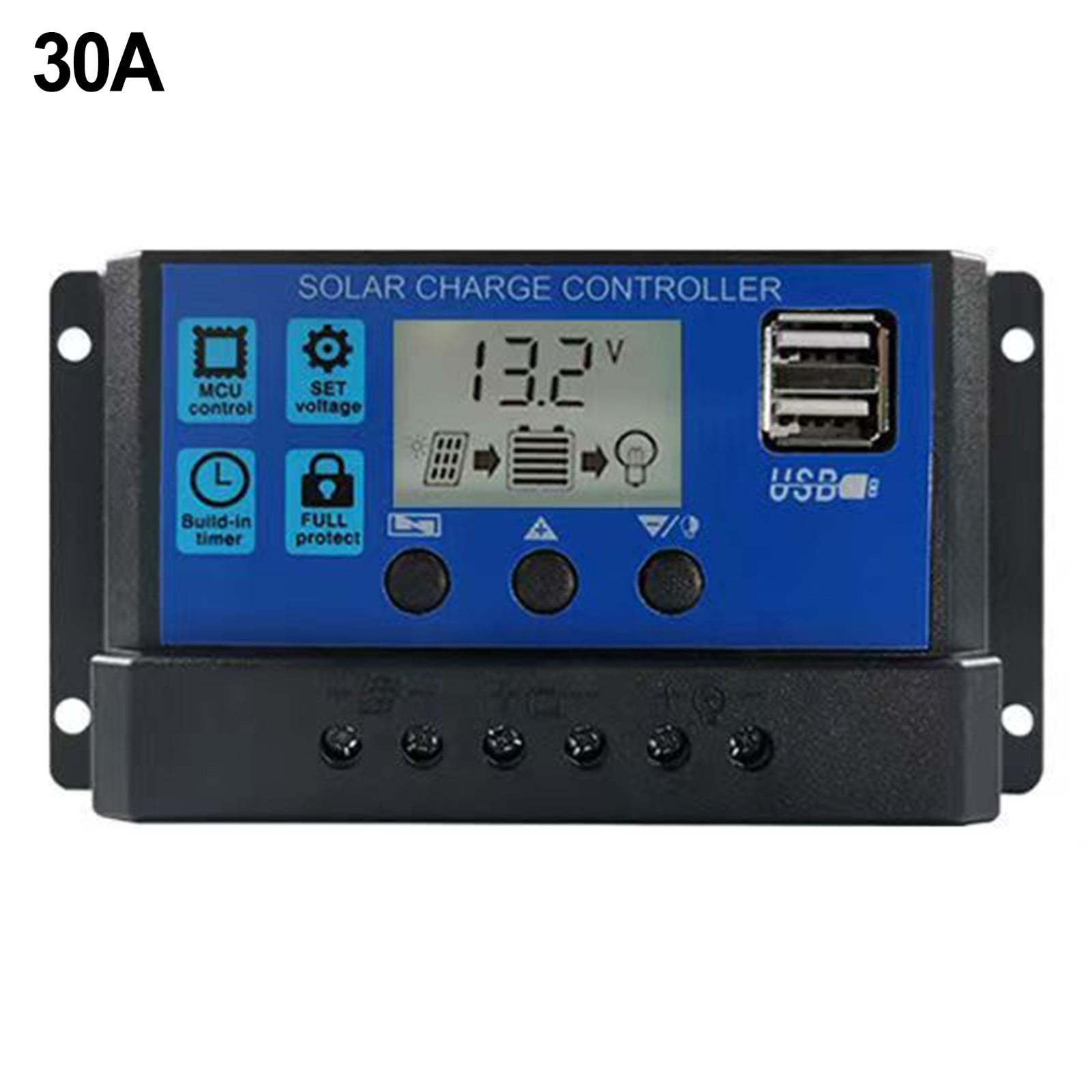 Charge Controller Solar Panels Battery 12V24V Charging Control PV Panel ...