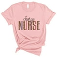 thumbnail image 1 of Charge Nurse Leopard Print Shirt Unisex X-Large Pink, 1 of 5