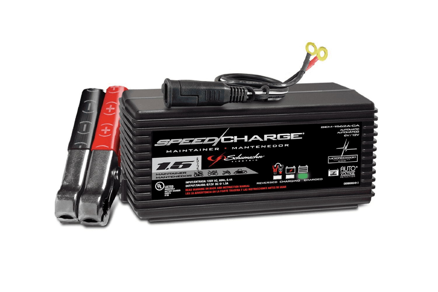 Charge Xpress Maintainer 1.5 Amps 6V-12V Fully Automatic Automotive Battery Charger