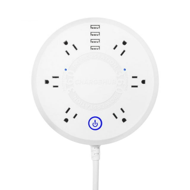 ChargeHub Powerstation 360 Surge Protector Power Strip White