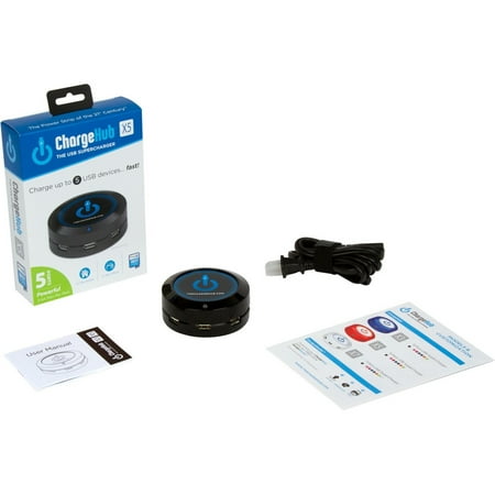 ChargeHub - X5 5-Port USB SuperCharger - Black