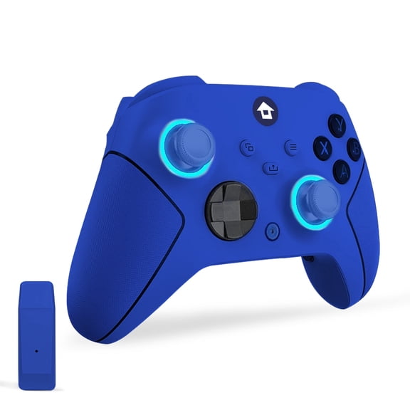 ChargePlay Wireless Controller for Xbox Series X/S, Xbox One & PC, 2.4GHz Lag-Free Gamepad with Hall Effect Joysticks, RGB LED Light, Mappable Back Buttons, 1000mAh Rechargeable Battery