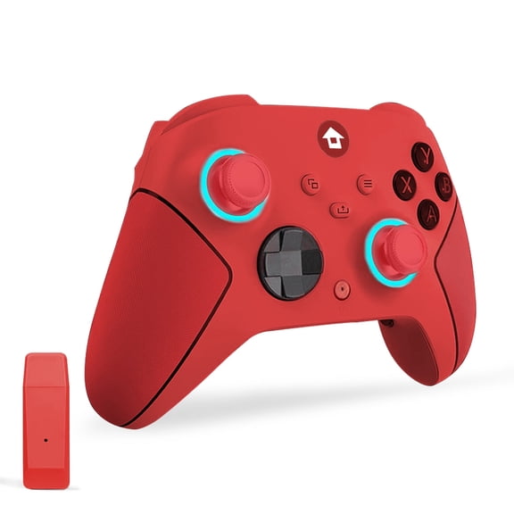 ChargePlay Wireless Controller for Xbox Series X/S, Xbox One & PC, 2.4GHz Lag-Free Gamepad with Hall Effect Joysticks, RGB LED Light, Mappable Back Buttons, 1000mAh Rechargeable Battery