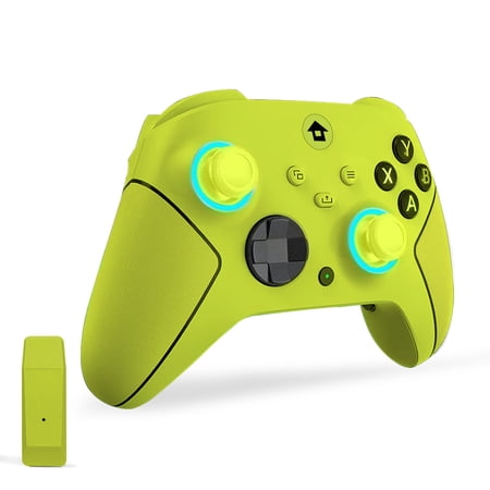 ChargePlay Wireless Controller for Xbox Series X/S, Xbox One & PC, 2.4GHz Lag-Free Gamepad with Hall Effect Joysticks, RGB LED Light, Mappable Back Buttons, 1000mAh Rechargeable Battery