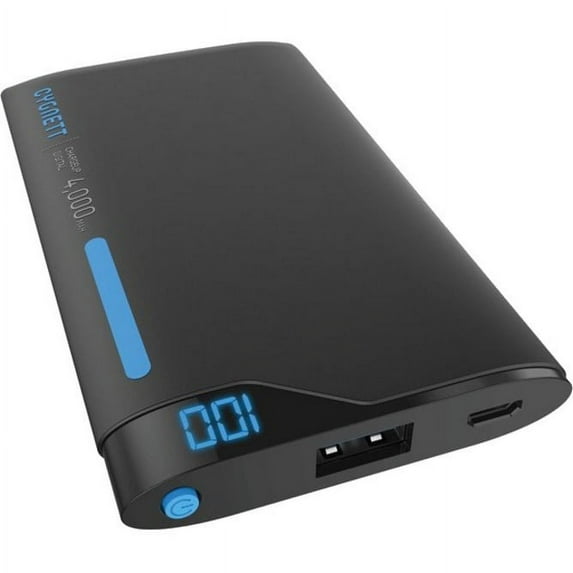 ChargeUp Digital 4,000mAh Portable Power Bank - Blue