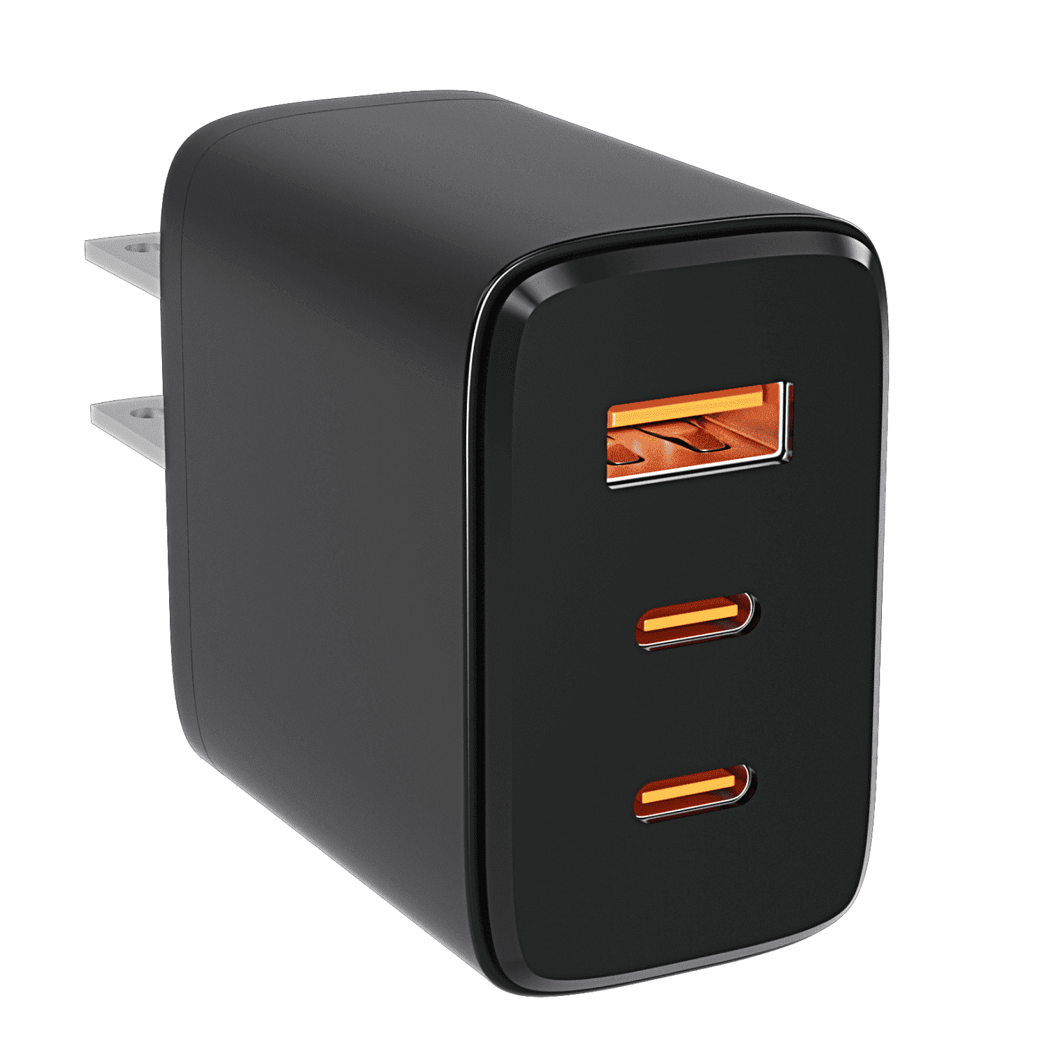 ChargeWorx USB Wall Charger Block, 3-Port 48W Fast Charging Station ...