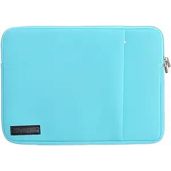 Chargella Laptop Protective Sleeve Cover for Notebook, MacBook 13" with Utility Storage Pocket, Zipper Closure & Water-Resistant Phone, Tablet & Notebook Case Bag (13 Inch, Blue)