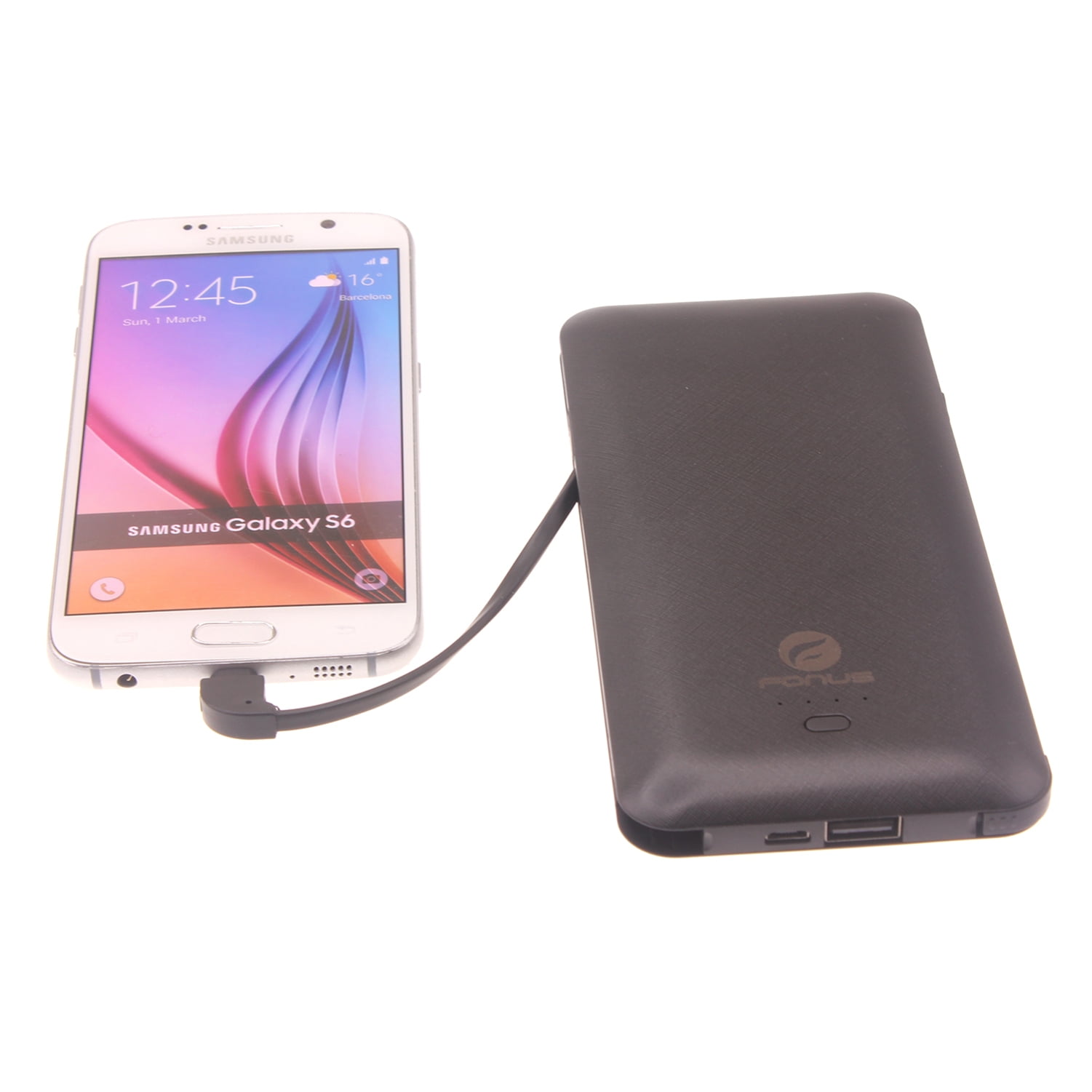 Charger 10000mAh Power Bank for Motorola Edge / Edge Plus (2022) Phones - Backup Battery Portable USB Port Built-in Adapters AC Plug for Motorola Edge / Edge+ (2022) Models