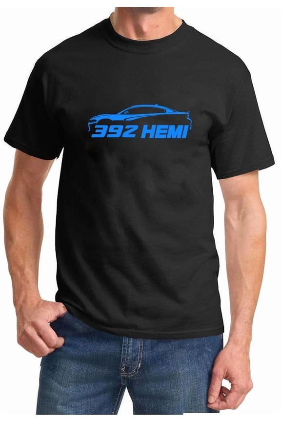 Charger 392 Hemi Classic Color Outline Design Tshirt NEW Free Ship