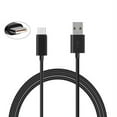 thumbnail image 1 of Charger 6ft USB Cable for Kyocera DuraXV Extreme -- Cord Power Wire Turbo Charge Sync Black compatible with Kyocera DuraXV Extreme Flip Phone, 1 of 6