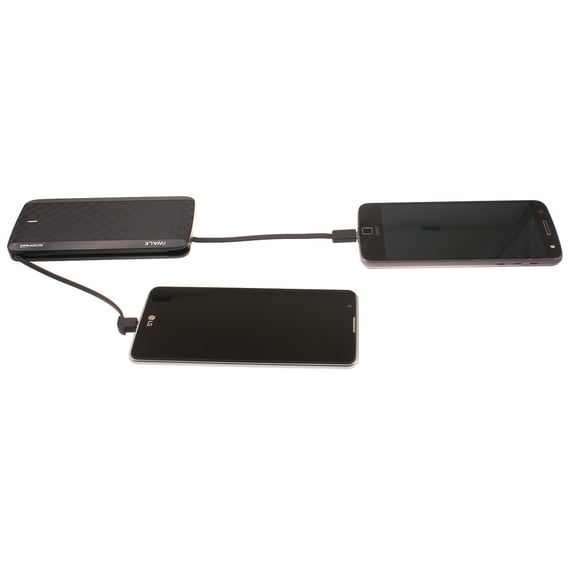 Charger 8000mAh Power Bank for Nokia G400 5G Phone - Backup Battery Portable Built-in Cables All-in-One Slim External J1L Compatible With Nokia G400 5G Model