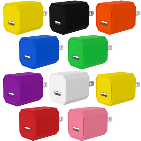 Charger Adapter, ACE 1A 5V 10 Pack Single Port Wall Charger Power Adapter Cube Block Box Compatible Phone SE (2020) 11 Xs XR X 8 7 6S 6, Samsung Galaxy A20 A71 A51 A31 M51 S10e S9 S8,G8 V70 V35 G6