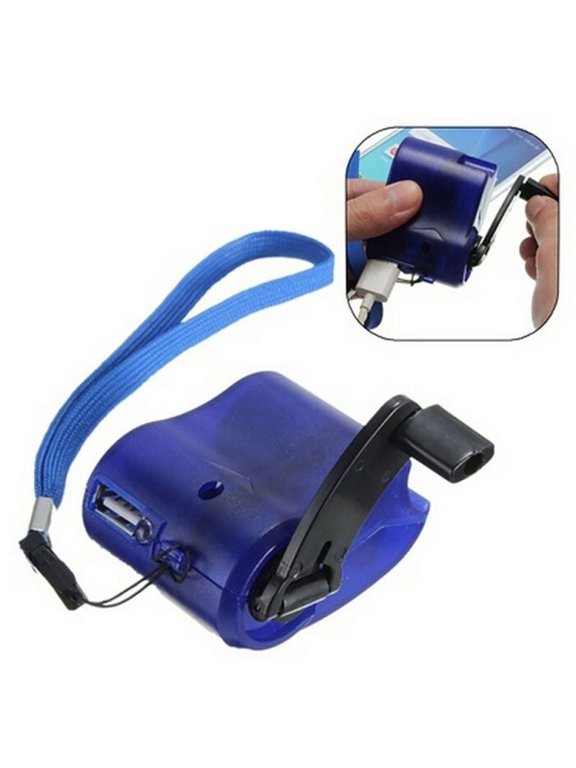 Charger Battery Outdoor Emergency Charging Survival Tools USB Cell Phone Hand Crank Chargers