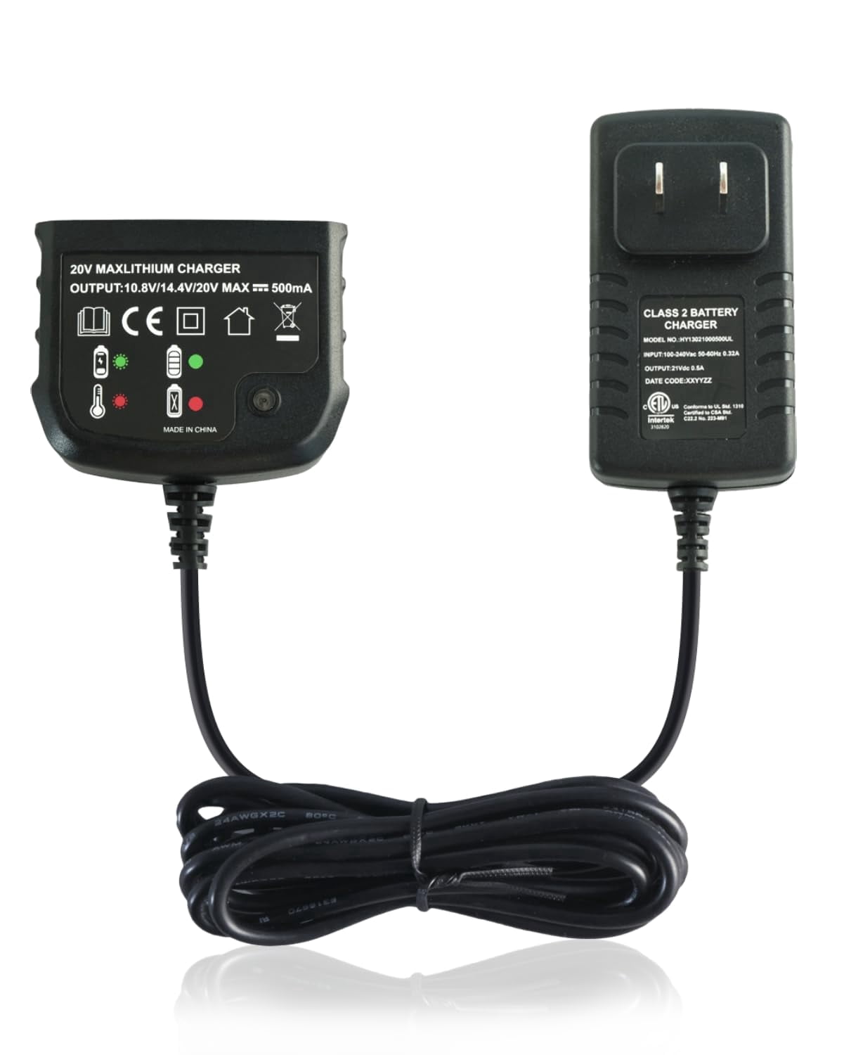 Charger for Black and Decker 20V Max Batteries  Compatible with LBXR20 LBX4020 LBX20 LBXR2020 LBXR2036 LBX12  Replacement for LCS1620B Safe Protection for Garag