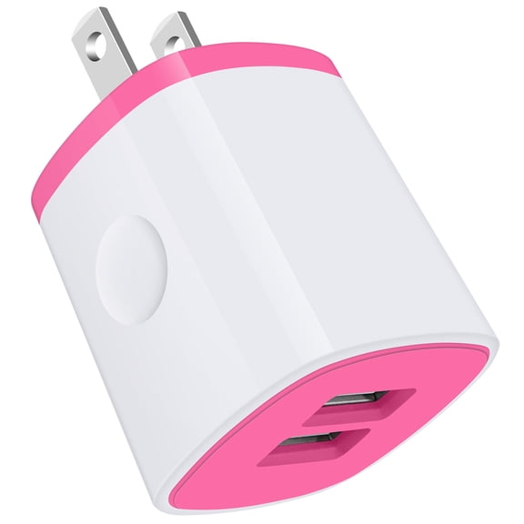 Charger Block,Charging Block,HAOANO USB Wall Charger Adapter 2.1A Dual Port Fast Charger Block Plug Cube Phone Charger USB Wall Charger
