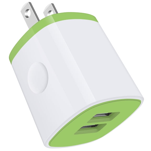 Charger Block,Charging Block,HAOANO USB Wall Charger Adapter 2.1A Dual Port Fast Charger Block Plug Cube Phone Charger USB Wall Charger