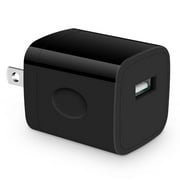 Charger Block,USB Wall Charger Adapter,AILKIN USB Fast Charging Cube Station Plug Charger Blocks iPhone Wall Charger,Dark Black