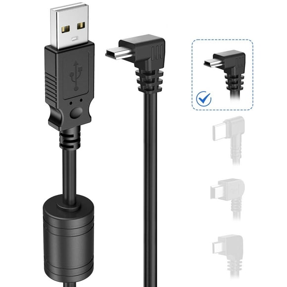 Charger Cable for Garmin GPS (15Ft 18AWG):High-Quality,Thicker Shielded Mini USB Cord for Garmin Nuvi,90Replacement Power Adapter Wire for Garmin Drivesmart 65,Zumo XT,Dezl&Other Navigation Devices