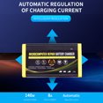 thumbnail image 2 of 12V Car Motorcycle Battery Charger Trickle Charger... - Grandado 2 of 14