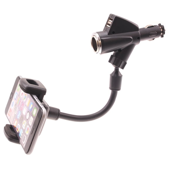 Charger Car Mount for Samsung Galaxy S20 Fan Edition Phone - Holder DC Socket USB Port Cradle Swivel Plug-in D3X Compatible With Galaxy S20 Fan Edition Model