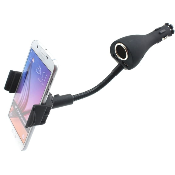 Charger Car Mount for Boost Mobile Celero 5G/Plus (2024) - Holder DC Socket USB 2-Port Cradle Swivel Plug-in for Celero 5G/Plus (2024) Models