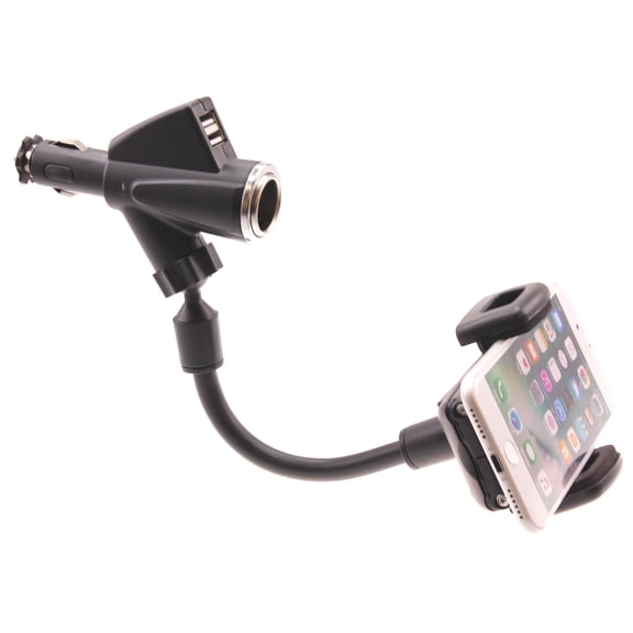 Charger Car Mount for Galaxy S23 FE - Holder DC Socket USB Port Cradle Swivel Plug-in Compatible With Samsung Galaxy S23 FE