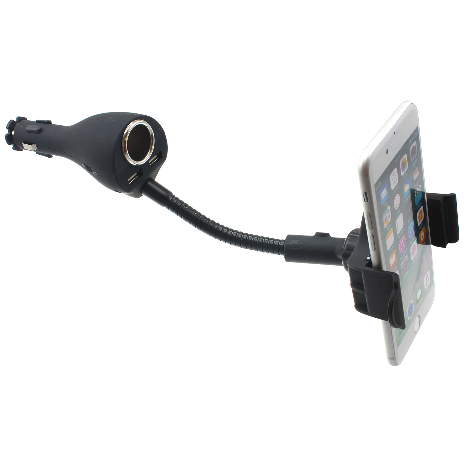 Charger Car Mount for Google Pixel 9/Pro/XL - Holder DC Socket USB 2 ...
