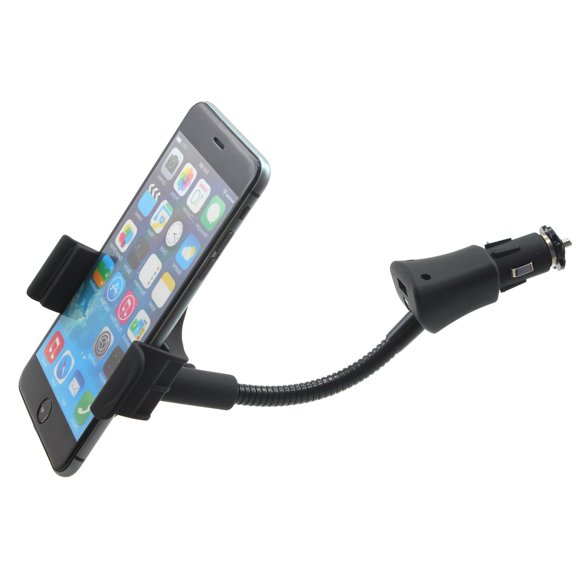 Charger Car Mount for Samsung Galaxy A05/A04e/A03s - Holder DC Socket USB Port Cradle Swivel