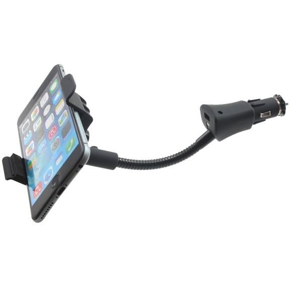 Charger Car Mount for Motorola Razr (2023), Edge (2023) - Holder DC Socket USB Port Cradle Swivel