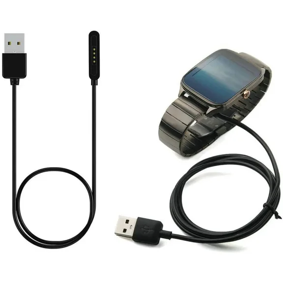 Charger Compatible for Asus Zenwatch 2, 3.3ft Portable USB Charging Cable Cord Replacement Charging Cradle Station Compatible Asus Zenwatch 2 Smartwatch & WI501Q/ WI502Q