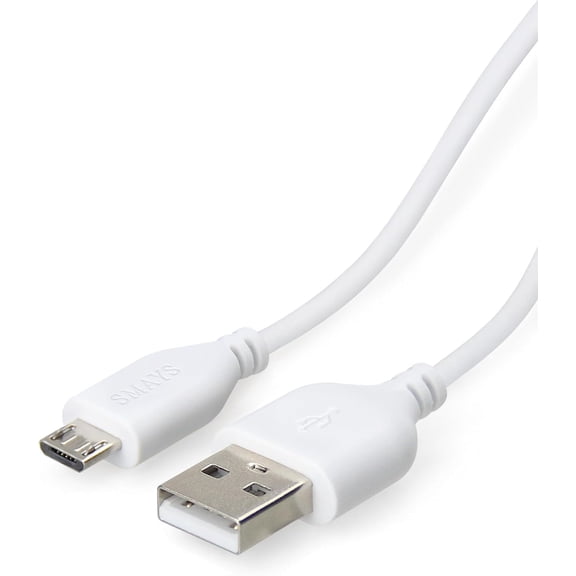 Charger Cord Replacement for Kindle Fire Tablet, Paperwhite, Oasis 10th Generation Reader - White, Power Charging USB Cable 6 ft