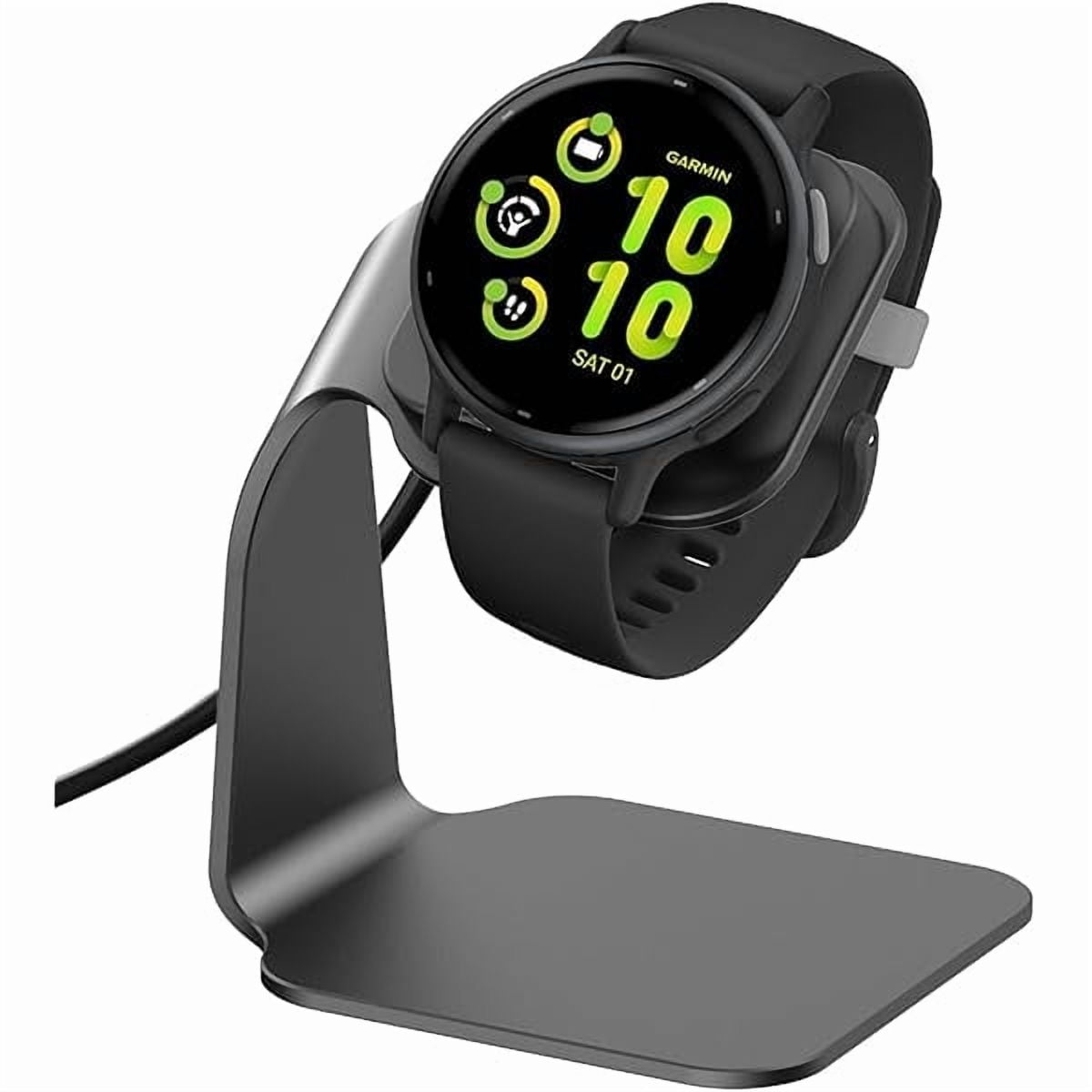 Charger Dock Compatible with Garmin Vivoactive 4S 3/3 Music