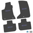 thumbnail image 1 of Charger Floor Mats 11-24 Dodge Charger AWD 4 Piece Custom Vintage Scene w/ GT Insert - Black w/ Purple Insert FlexTread, 1 of 8