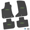 thumbnail image 1 of Charger Floor Mats 11-24 Dodge Charger AWD 4 Piece Custom Vintage Scene w/ R/T (2015-Current) Insert - Black w/ Lime Insert FlexTread, 1 of 8