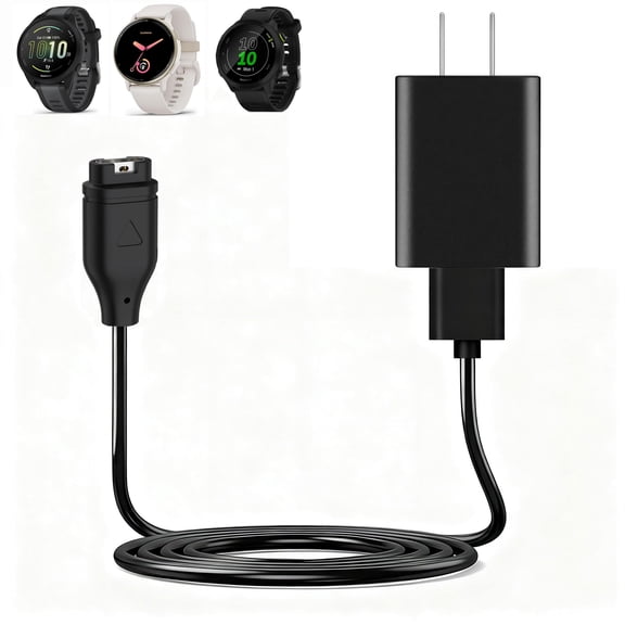 Charger for Garmin Watch with Charger Cable - Watch Charging Cord for Vvoactive 6/5/4S/3, Forerunner 55/255/970/570/965/265/165/745/935/945/45S/245 Music, Fenix 8/7/6/5/4, Venu 4/3/2
