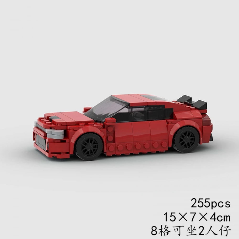 Charger MOC Car Speed Champions Super Race F1 Vehicle Building Block ...