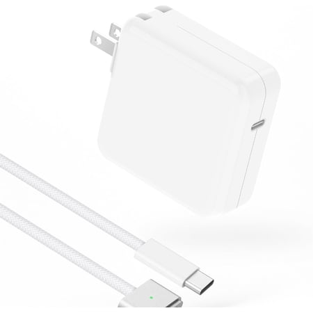 Charger for MacBook Air 13 15 inch Pro 14 M5 M3 M2 M1 2026 2025 2024 2023 2022 2021, 70W USB C Power Adapter, 6.6FT to 3 Braided Cable with LED, Powerful Connect, Original Quality