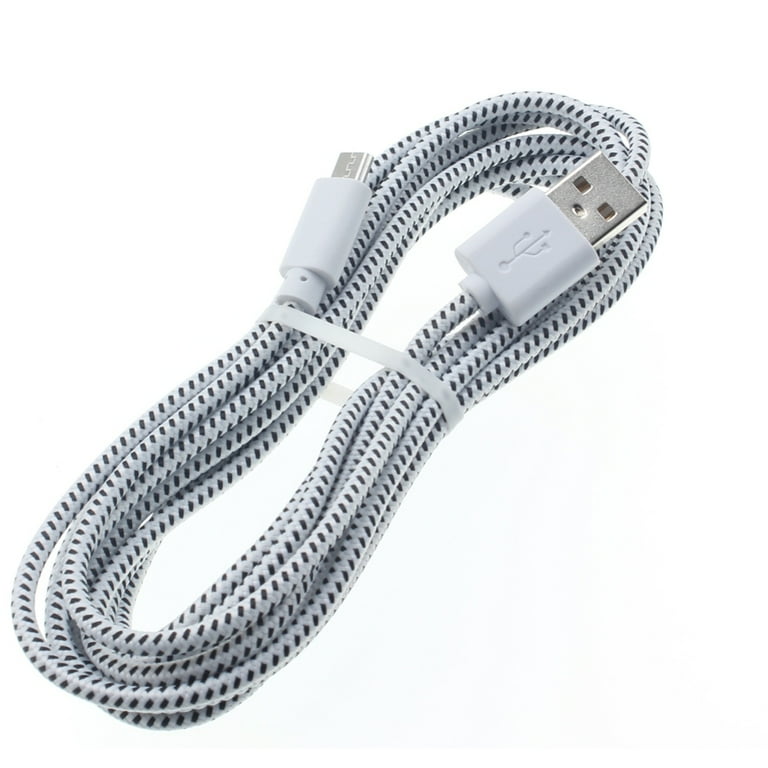 Charger MicroUSB 10ft USB Cable for LG Aristo Phones Cord