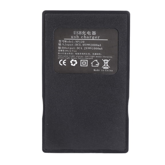 Charger NP120 Battery Charger Type C Camera Battery Charging Station With LED Indicator For HDR AC3 Digital Video Camera Batteries