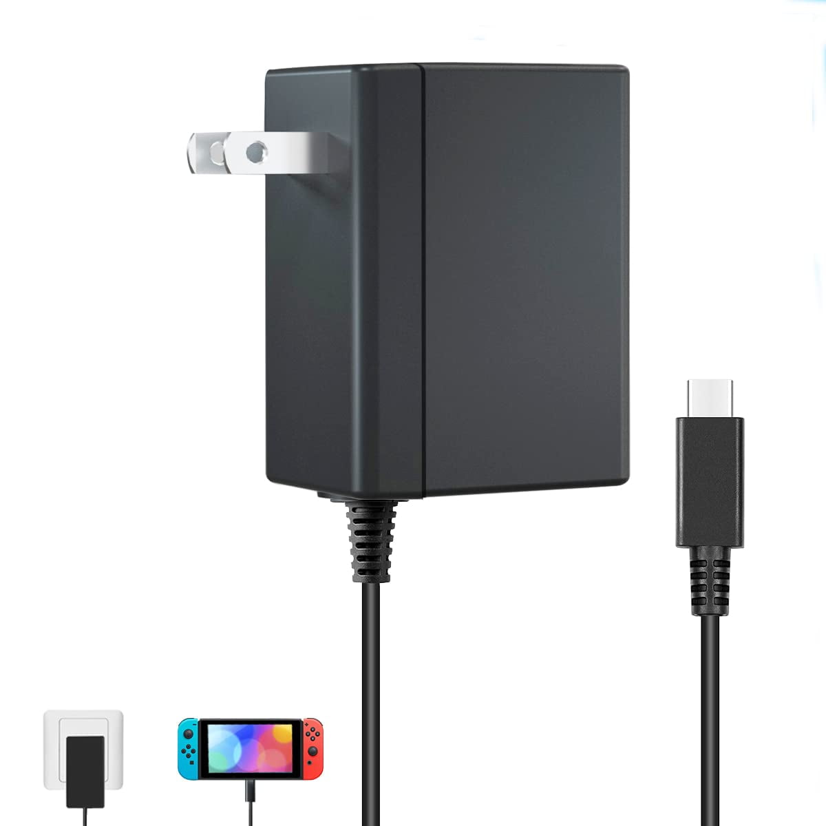 Charger for Nintendo Switch, 15V 2.6A Switch Charger Fast Charging with