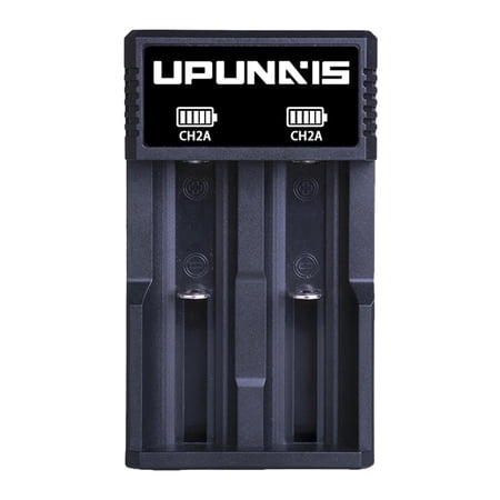 Charger For Rechargeable Batteries, 18650 Intelligent Charger 2 Bay For Rechargeable Batteries, Intelligent Charger With Led Display, Fast Charging And Multiple Protection