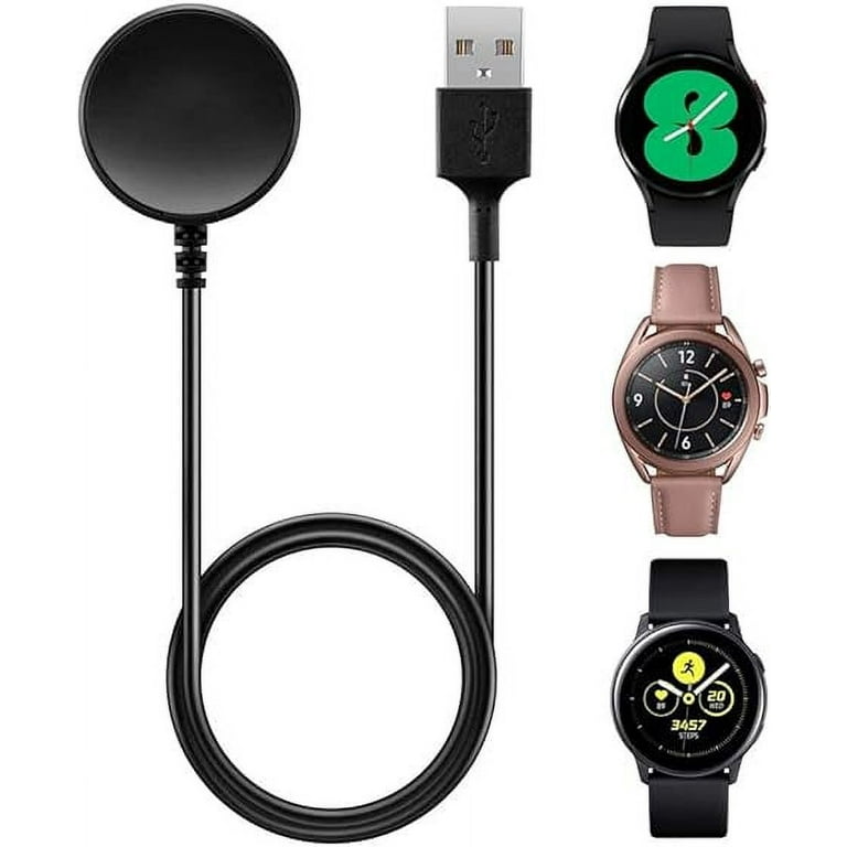 Charger for Samsung Galaxy Watch 4 4 Classic 3 Active 2 Acitve Replacement USB Charging Cable Cord Dock Stand for Galaxy Watch 4 4 Classic 3 Active 2 Acitve Walmart
