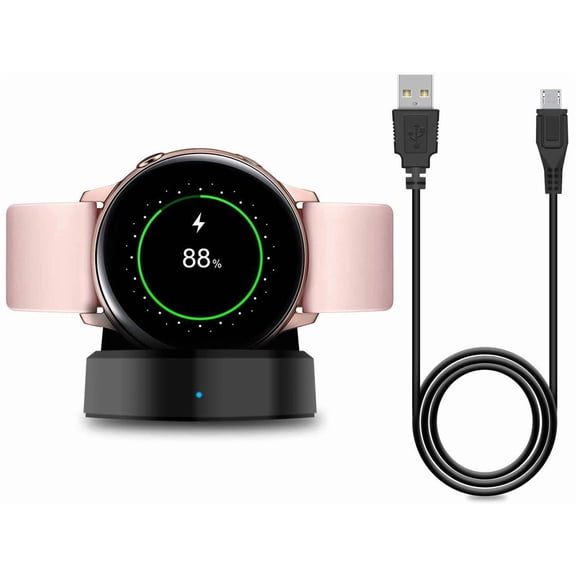 Charger Stand for Samsung Galaxy Watch 4/ Galaxy Watch Active 2/for Galaxy Watch Active/for Galaxy Watch 4 Classic/for Galaxy Watch 3, Replacement Charging Cradle Dock for Galaxy Active Watch