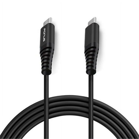 Charger Type-C [C-to-C] 6ft USB Cable for for Google Pixel 4 / 4 XL Phones - Cord Power Wire USB-C Sync Fast Long Black Y1G Compatible With Google Pixel 4, 4 XL